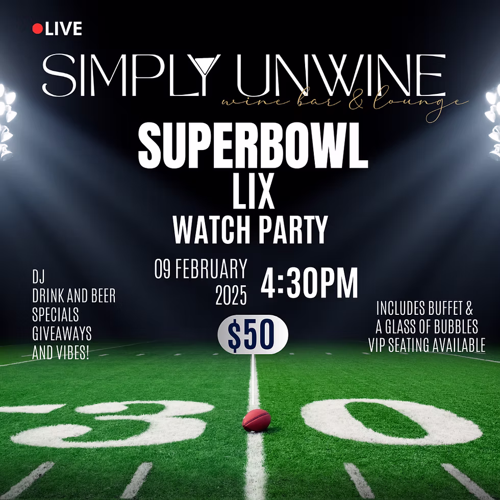 Simply Super Bowl Watch Party 🏈🍾